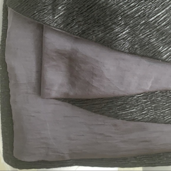 BCBGENERATION Black Shimmer Zip Mini Skirt Party Date Night - Picture 7 of 16